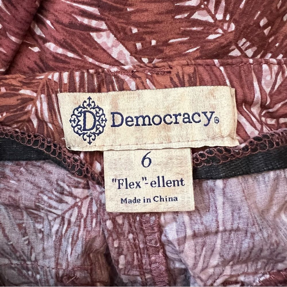 NWT! Democracy “flex”-Ellent patterned pants - Picture 6 of 12